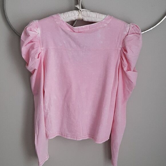 NWT Avec Les Filles puff shoulder top - Picture 6 of 8